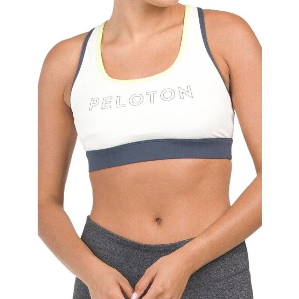 Peloton Sports Bra, Lavender & Yellow, Cadent, Running, XS, New! Retail $52